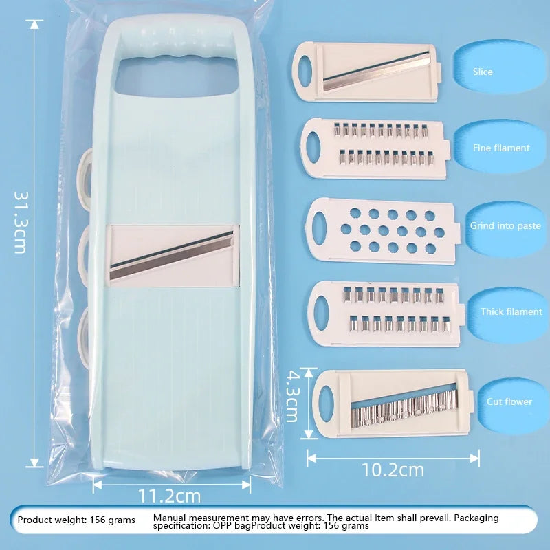 5-in-1 Vegetable Chopper & Slicer