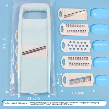 5-in-1 Vegetable Chopper & Slicer