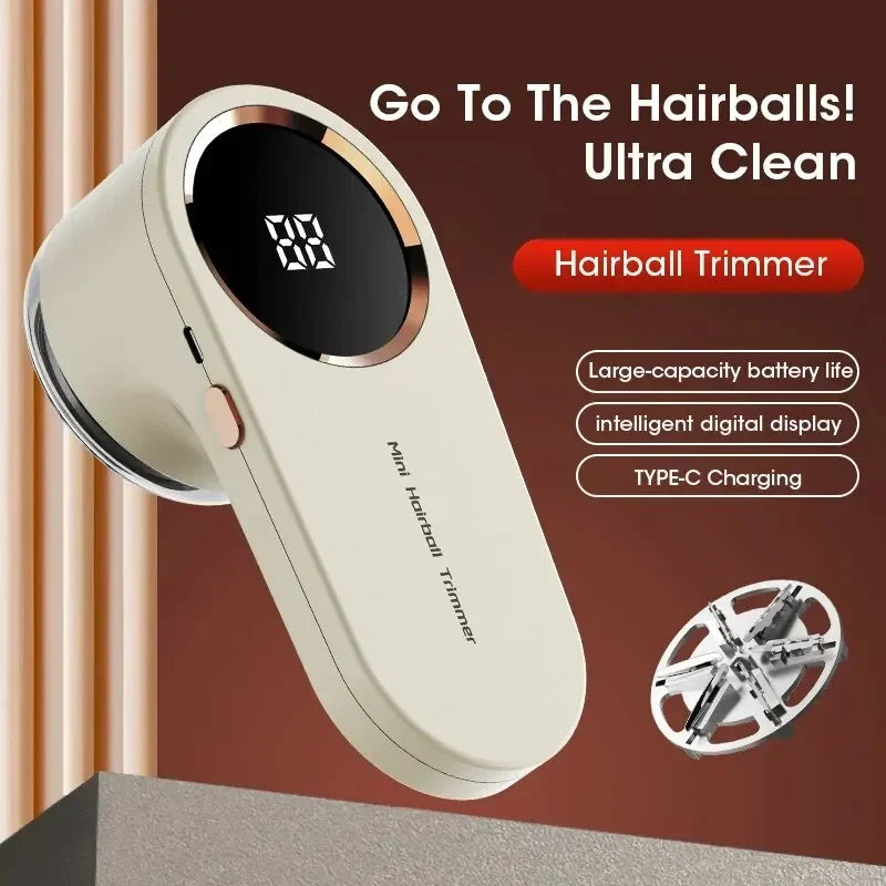 Rechargeable Fabric Shaver with LED Display