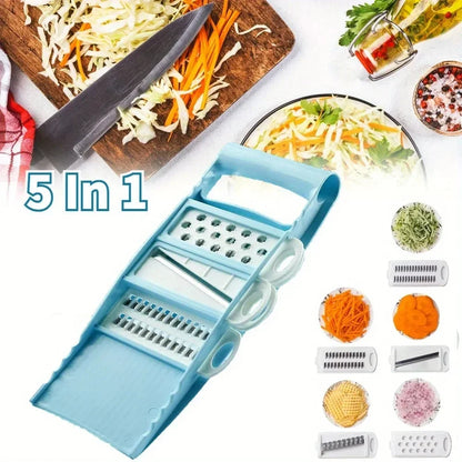 5-in-1 Vegetable Chopper & Slicer
