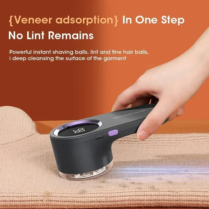 Rechargeable Fabric Shaver with LED Display