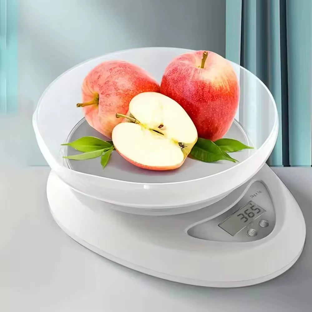 Compact Digital Kitchen Scale – 5 kg / 1 g